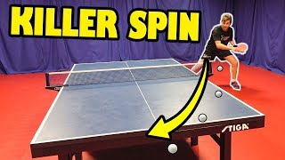 5 Tips To Produce KILLER Spin  Table Tennis [upl. by Yadrahs610]