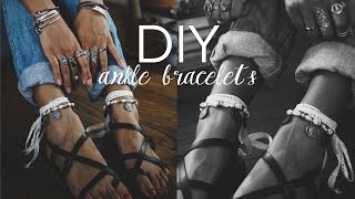 DIY How To Make Ankle Bracelets [upl. by Still]