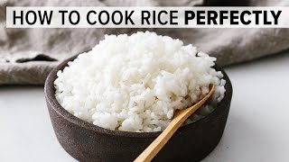 HOW TO COOK RICE PERFECTLY   tips meal prep and rice recipes [upl. by Ahseim]