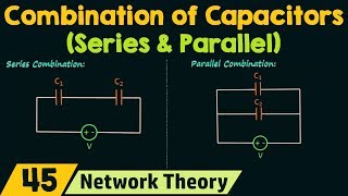 Series amp Parallel Combination of Capacitors [upl. by Marvel]