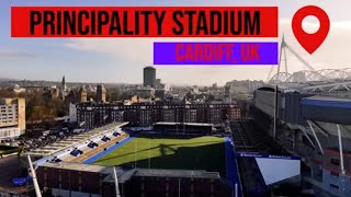 Principality Stadium  4K Aerial View [upl. by Peppi781]