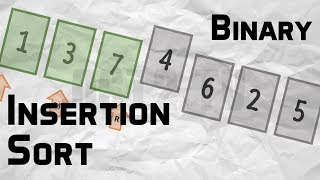 Binary Insertion Sort [upl. by Yllor]