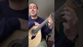 GUITARRA PORTUGUESA 1 aula  G  D7 [upl. by Arrahs]