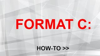 How to Format C Drive in Windows 10 and Reinstall Windows 10 [upl. by Kyne895]