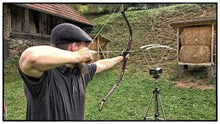 Bogensport Extrem  Speedtest mit den Recurvebögen  BogenparcoursSchwarzwald  Extreme Archery [upl. by Atteynek682]