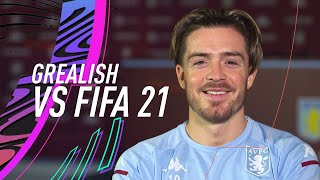 Does Jack Grealish mind being called a diver  Jack Grealish vs FIFA 21 [upl. by Alard]