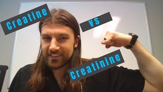 Creatine vs Creatinine  DrSwetechcom [upl. by Dulsea869]