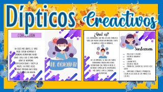 ✨Cómo hacer DIPTICOS en Word 💨💻 [upl. by Bratton]