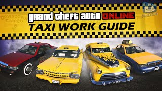 How to Start Taxi Missions and Unlock Taxi Liveries in GTA Online Taxi Work Guide [upl. by Siloam]