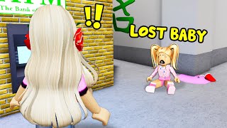 I Adopted Lost Babies I Changed Their Lives Full Story Roblox Bloxburg [upl. by Staffard]