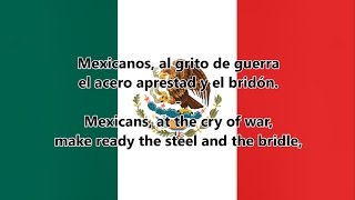 National anthem of Mexico  Himno Nacional Mexicano ESEN lyrics [upl. by Tterb]