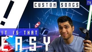 HOW TO Install CUSTOM Song in BEAT SABER [upl. by Yokoyama]