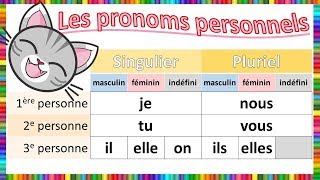 Les pronoms personnels [upl. by Al]