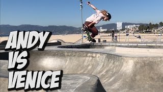 ANDY ANDERSON KILLS VENICE SKATEPARK AND MUCH MORE   NKA VIDS  skateboarding [upl. by Stephanie]