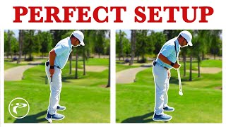 Golf Setup For Irons  THE PERFECT SETUP [upl. by Clougher]