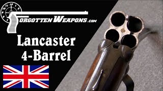 Lancaster FourBarrel Shotgun With DoubleAction Trigger [upl. by Melosa142]