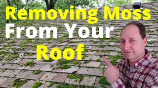 How to Remove Moss from Your Roof  Step by Step Guide [upl. by Roose]