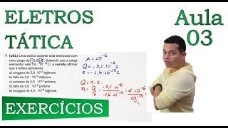 Eletrostática Exercícios  Aula 03 [upl. by Amat275]