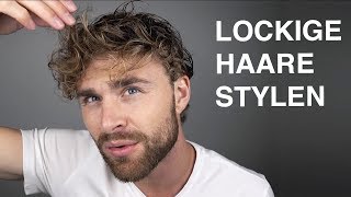 LOCKEN MACHEN MÄNNER ● Haarstyling TUTORIAL für Männer mit LOCKEN  DANIEL KORTE [upl. by Lopez]