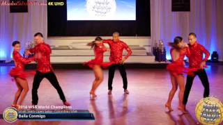 WSS16 Professional Small Team Open Salsa World Champions Baila Conmigo [upl. by Eirojam633]