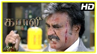 Kabali Tamil Movie  Action Scenes  Rajinikanth  Kishore  Dinesh  Dhansika  Winston Chao [upl. by Manoop]