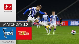 Hertha wins Derby  Hertha BSC  Union Berlin  31  All Goals  Matchday 10 – Bundesliga 2021 [upl. by Aes]