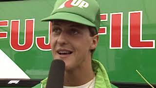 Michael Schumachers F1 Debut  1991 Belgian Grand Prix [upl. by Akciret]