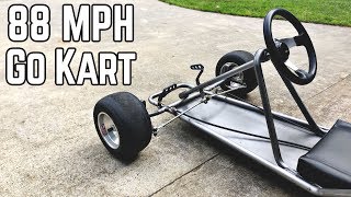 88 MPH DeLorean Kart Build Pt1  Vintage Go Kart Chassis [upl. by Yeargain]