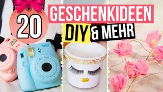 20 GESCHENKIDEEN  einfache DIYs und Kaufbares [upl. by Nivan320]