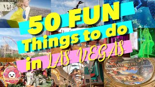 50 Fun Things to do in Las Vegas  Vegas Vacation Travel Guide [upl. by Accisej830]