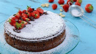 Torta Caprese  Flourless Chocolate Almond Cake [upl. by Bree]