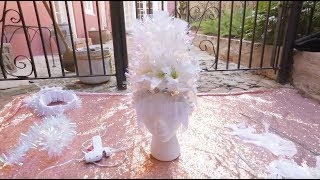 Howto make a DIY Mardi Gras headdress [upl. by Akiemehs]