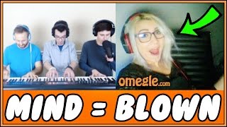 Epic Piano Trio SHOCKS People On Omegle Reactions [upl. by Oribel404]