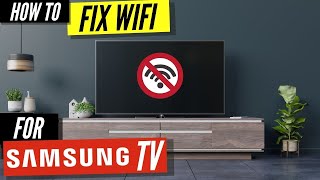 How To Fix a Samsung TV that Wont Connect to WiFi [upl. by Aloibaf]