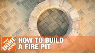 DIY Fire Pit How to Build a Fire Pit  The Home Depot [upl. by Thurlow]