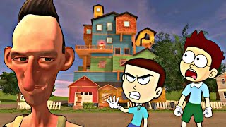 Hello Neighbor ka Chacha  Angry Neighbor Android Game  Shiva and Kanzo Gameplay [upl. by Bethany962]