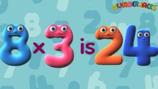 3 Times Table Song  Numberjacks [upl. by Butler]