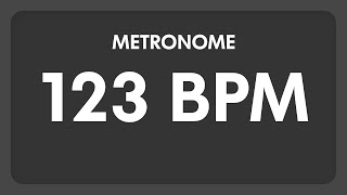 123 BPM  Metronome [upl. by Archangel816]