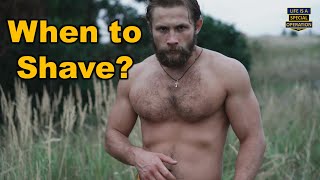 When and How to SHAVE Chest amp Leg Hair Manscaping Tutorial [upl. by Ahsela]