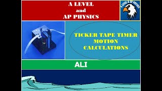 Ticker Tape Timer Kinematics Calculations [upl. by Ati]