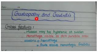 Gastropathy And Gastritis [upl. by Zoeller]