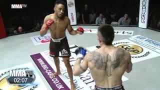 BCMMA 18 Joe Harding brutally knocked out while showboating vs Johan Sega [upl. by Harvie718]