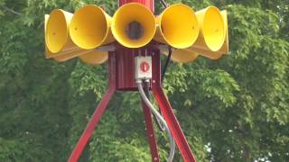 Federal Signal STH10 Hillsdale County Siren Test 2 [upl. by Aniala715]