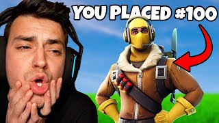 IM TERRIBLE AT FORTNITE [upl. by Cloutman]