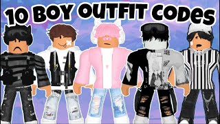 10 BOY outfits with CODES SiimplyDiiana [upl. by Eniamaj67]