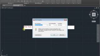 Wie Text in Autocad einfügen [upl. by Oyam]