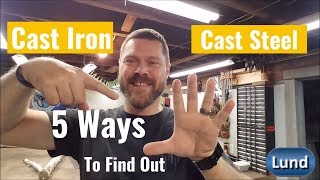 IS IT CAST IRON OR CAST STEEL 5 Ways To identify Before Welding [upl. by Bertrando225]