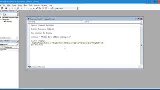 Running Access VBA Code in a Macro [upl. by Bonns]