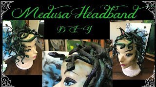 Medusa Headband DIY Medusa headpiece [upl. by Yddor]