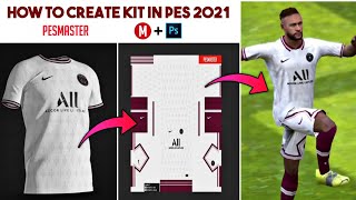 Pes 2021 How to Create Kit in Pesmaster Full Tutorial AZ [upl. by Doig]